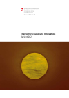 Energieforschung und Innovation - Bericht 2021