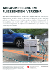 Abgasmessung im fliessenden Verkehr