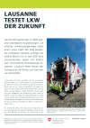 Lausanne testet Lkw der Zukunft