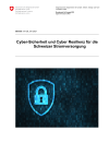 Strategie Cyber Security für die Schweizer Stromversorgung