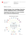Datahub Schweiz. Kern zukünftiger Dateninfrastruktur digitaliserter Strom- und Gasmärkte