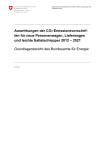 Auswirkungen der CO2-Emissionsvorschriften für neue Personenwagen, Lieferwagen  und leichte Sattelschlepper 2012 – 2021