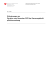 Erläuterungen zur Revision vom November 2023 der Kernenergiehaftpflichtverordnung