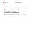 Bundesgesetz über eine sichere Stromversorgung mit erneuerbaren Energien: Änderung der Energieverordnung