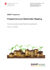 Programme-Level Stakeholder Mapping (report)