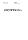 Energieetikette für Personenwagen: Umweltkennwerte 2024 der Strom- und Treibstoffbereitstellung