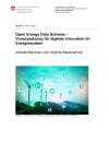 Open Energy Data - Voraussetzung für Digitale Innovation im Energiesystem