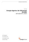 Energie-Agentur der Wirtschaft (EnAW). Jahresbericht 2002