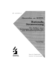 Rationelle Stromnutzung