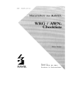 WRG / AWN-Checkliste