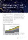 Fakten zur Energie Nr. 4: Energieverbrauch weltweit und in der Schweiz