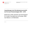 Auswirkungen der CO2-Emissionsvorschriften für neue Personenwagen 2012 – 2015