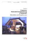 Rationelle Energienutzung in Gebäuden - Überblicksbericht zum Forschungsprogramm 2001