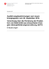 Ausführungsbestimmungen zum neuen Energiegesetz vom 30. September 2016: Verordnung über die Förderung der Produktion von Elektrizität aus erneuerbaren Energien (Energieförderungsverordnung, EnFV)