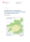 Die sozioökonomischen und ökologischen Auswirkungen eines geologischen Tiefenlagers auf die Standortregion Jura Ost