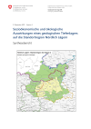 Die sozioökonomischen und ökologischen Auswirkungen eines geologischen Tiefenlagers auf die Standortregion Nördlich Lägern