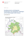Die sozioökonomischen und ökologischen Auswirkungen eines geologischen Tiefenlagers auf die Standortregion Zürich Nordost