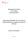 Entsorgung der MIF-Abfälle nach dem «Ende des Einlagerungsbetriebs» der geplanten geologischen Tiefenlager