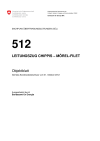 512 Leitungszug Chippis-Mörel/Filet, Objektblatt