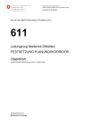 611 Leitungszug Niederwil-Obfelden; Festsetzung Planungsgebiet, Objektblatt