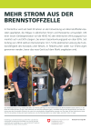 Mehr Strom aus der Brennstoffzelle