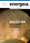 energeia - special issue dealing with the 2008 Watt d’Or awards