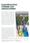 Currents in electric cars are well shielded
