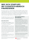 Wie sich Start-ups im Cleantech-Bereich finanzieren