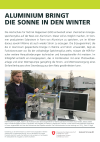 Aluminium bringt die Sonne in den Winter