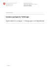 Sachplan geologische Tiefenlager - Ergebnisbericht zu Etappe 1: Festlegungen und Objektblätter
