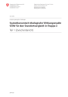 Sozioökonomisch-ökologische Wirkungsstudie SÖW für den Standortvergleich in Etappe 2