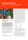 Petites centrales hydrauliques - Newsletter n° 17