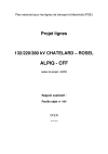 104 Projet lignes 132/220/380 kV Châtelard-Rosel, Rapport explicatif