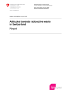 Attitudes towards radioactive waste in Switzerland - Report