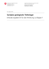 Plan sectoriel "Dépôts en couches géologiques profondes"