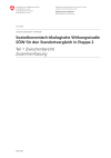 Sozioökonomisch-ökologische Wirkungsstudie SÖW für den Standortvergleich in Etappe 2