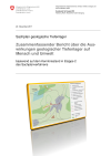 Sachplan geologische Tiefenlager - Zusammenfassender Bericht über die Auswirkungen geologischer Tiefenlager auf Mensch und Umwelt