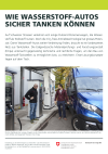 Wie Wasserstoff-Autos sicher tanken können