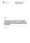 Stellungnahme zum Bericht zum Umgang mit den Empfehlungen in den Gutachten und Stellungnahmen zum Entsorgungsnachweis (NTB 08-02)