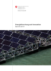Recherche énergétique et innovation - Rapport 2019