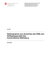 Stellungnahme zum Gutachten des ENSI zum Stilllegungsprojekt des Kernkraftwerks Mühleberg