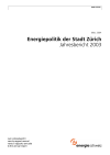 Energiepolitik der Stadt Zürich. Jahresbericht 2003