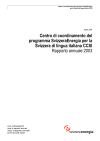 Centro di coordinamento del programma SvizzeraEnergia per la Svizzera di lingua italiana CCSI. Rapporto annuale 2003