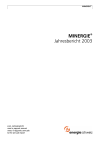 MINERGIE®. Jahresbericht 2003