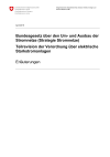 Loi fédérale sur la transformation et l’extension des réseaux électriques (stratégie Réseaux électriques). Révision partielle de l'ordonnance sur les installations électriques à courant fort