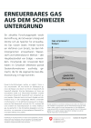 Du gaz renouvelable issu du sous-sol suisse